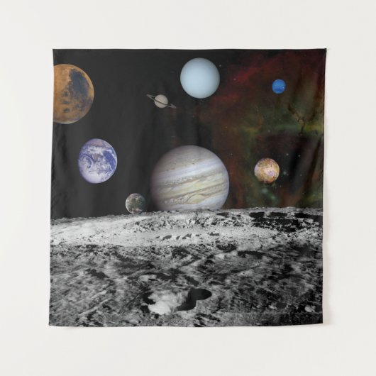 Tenture Planète du système solaire (Devant)