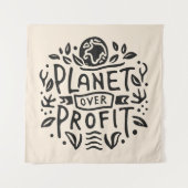 Tenture Planète sur le profit (Devant)
