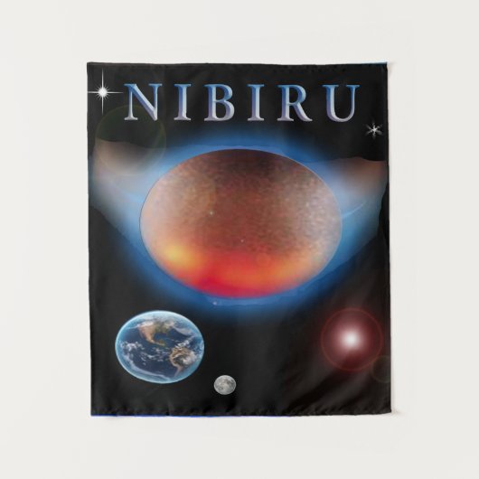 Tenture Planète X Nibiru (Devant)