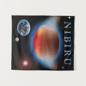 Tenture Planète X Nibiru (Devant (Horizontal))
