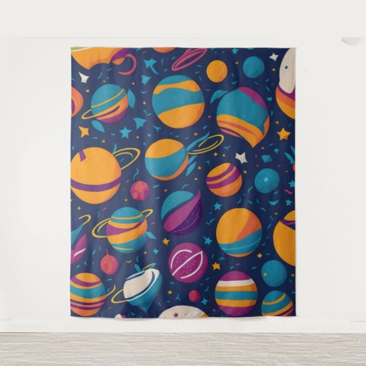 Tenture  Planets Wallpaper (Devant)