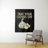 Tenture Plante à l'ail (En situation)