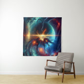 Tenture Plante Alien de découpage planétaire (En situation (horizontale))