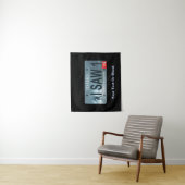 Tenture Plaque de licence Idaho "I Saw 1" Sasquatch (En situation)