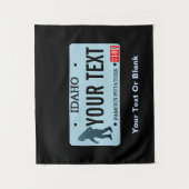Tenture Plaque de licence Idaho Sasquatch (Devant)
