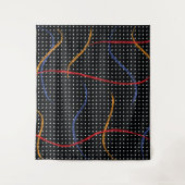 Tenture Plaque et points de peinture rétro (Devant)