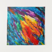 Tenture plonger profondément dans l'inconnu abstrait, l'ar (Devant (Horizontal))