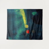 Tenture Pluie Vert pointillé (Devant (Horizontal))