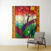 Tenture Plum à fleurs (après Hiroshige), Van Gogh (En situation)