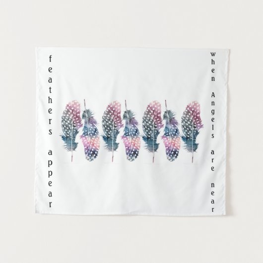 Tenture "Plumes" (Devant (Horizontal))