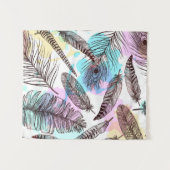 Tenture Plumes de paquetage (Devant (Horizontal))