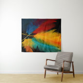 Tenture Plumes du sud-ouest 2 (En situation (horizontale))