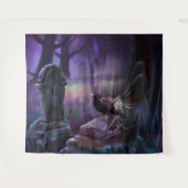 Tenture Plus jamais, le cimetière de Raven (Devant (Horizontal))