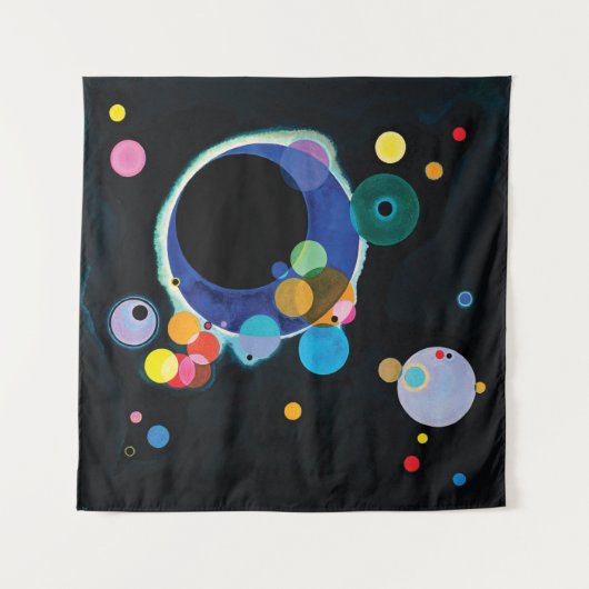 Tenture Plusieurs cercles par Wassily Kandinsky (Devant (Horizontal))