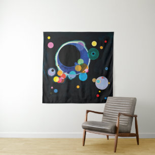 Tenture Plusieurs cercles par Wassily Kandinsky