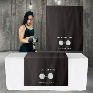 Tenture Poids Pop Up Shop Table Runner S'inscrire Business