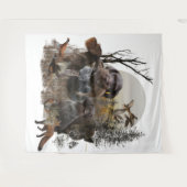 Tenture Pointeur À poils durs allemand (Devant (Horizontal))