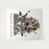 Tenture Pointeur anglais (Devant (Horizontal))