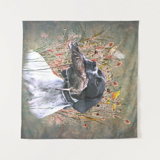 Tenture Pointeur, Chasse Bécasse (Devant (Horizontal))