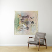 Tenture Pointeurs à cheveux courts allemands (GSP), un phè (En situation (horizontale))