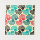 Tenture Points colorés : motif abstrait sans soudure. (Devant (Horizontal))