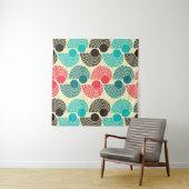 Tenture Points colorés : motif abstrait sans soudure. (En situation (horizontale))