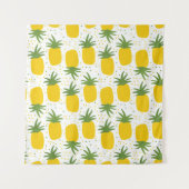 Tenture Points d'ananas : Conception de fruits d'été (Devant)