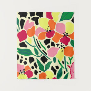 Tenture Points de jardin tropicaux