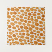 Tenture Points de polka dorés : Gouache abstraite (Devant (Horizontal))