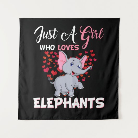 Tenture Poison de Just Girl Who Loves Elephants (Devant)