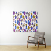 Tenture Poisson cichlide paon africain (En situation (horizontale))