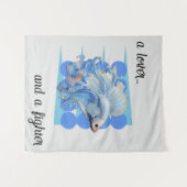 Tenture "Poisson combattant" (Devant (Horizontal))
