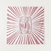 Tenture Poisson de thon (Devant (Horizontal))