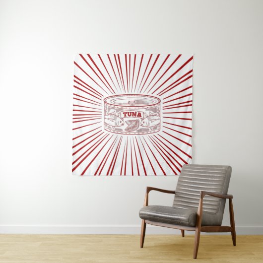 Tenture Poisson de thon (En situation)