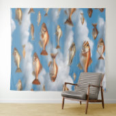 Tenture Poisson pluvieux (En situation (horizontale))