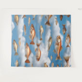 Tenture Poisson pluvieux (Devant (Horizontal))