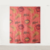 Tenture Poissons sur corail vivant arrière - plan (Devant)