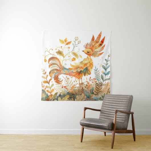 Tenture Poitrine de Fenikh Billy (En situation)