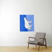 Tenture Polar Bear Mom and Cub Peinture - Wildlife Art (En situation)