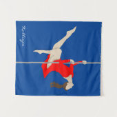 Tenture Pole Fitness (Devant (Horizontal))