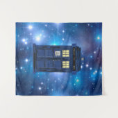 Tenture Police bleue Boîte d'appel publique - Royaume-Uni  (Devant (Horizontal))