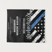 Tenture Police Retraite Parti de l'application de la loi B (Devant (Horizontal))