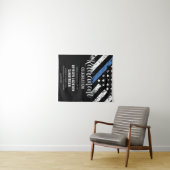 Tenture Police Retraite Parti de l'application de la loi B (En situation (horizontale))