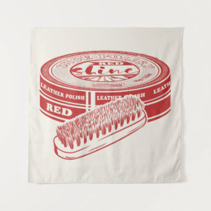 Tenture Polis à chaussures rouges