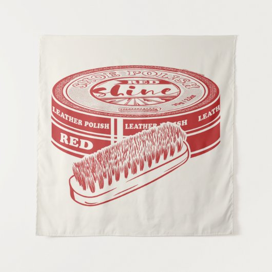 Tenture Polis à chaussures rouges (Devant)