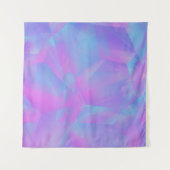 Tenture Polygons en couches bleu rose pourpre (Devant)