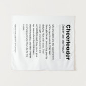 Tenture Pom-pom girl Définition, Dons De Décor Cheerled (Devant (Horizontal))