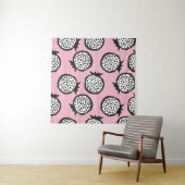 Tenture Pomegranate seamless pattern in modern abstract st (En situation)