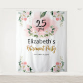 Tenture Pomme Floral Professeur Parti de retraite (Devant)