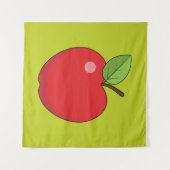 Tenture Pomme rouge (Devant (Horizontal))